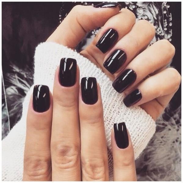 Out of the two, do you like black or white nail polish more?