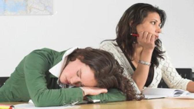 Did you ever fall asleep during class?