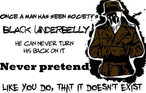 Was Rorschach the original Red Pill MGTOW?