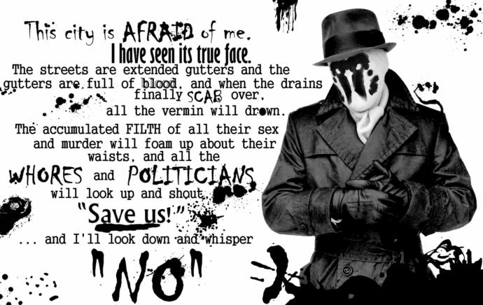 Was Rorschach the original Red Pill MGTOW?