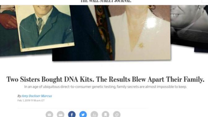 How do you feel about commercially available DNA testing kits exposing siblings not being from the same dad?