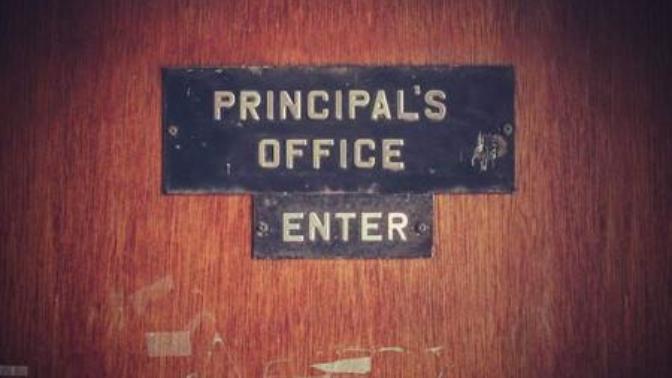 Did you ever have to go to the principal's office? If so, what for?