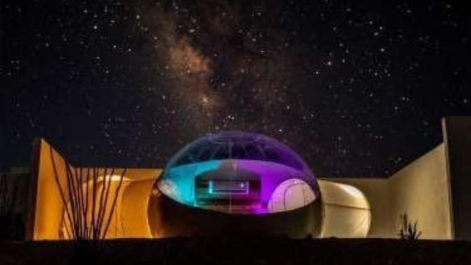 Would you want to stay in a bubble hotel in Terlingua, Texas to watch the sky?