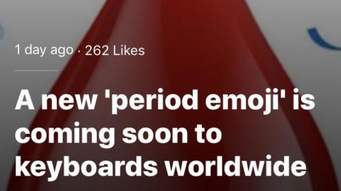 How will you use the new period emoji?