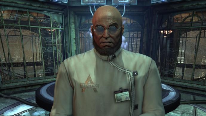 The villainous Hugo Strange from the DC universe.