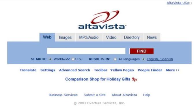Do you remember when search engines had MP3/Audio search?