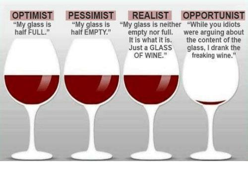 Why are you optimistic, pessimistic, or realistic?