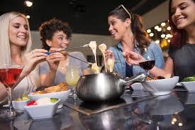 This fondu is amazing!! Yea, and that guy over there is soo cute!