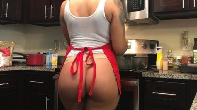 Have you ever cook dinner only wearing panties?