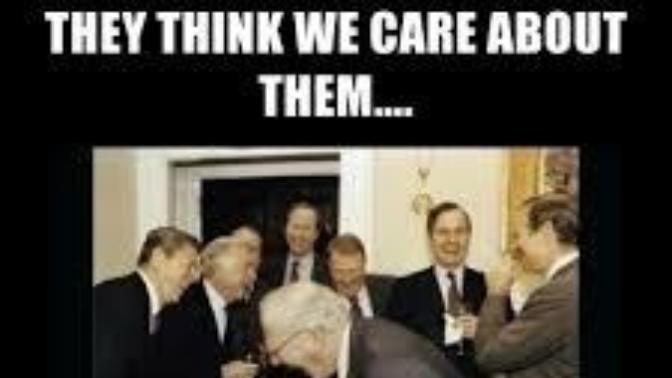 Why do you think the common man trusts in people like Bernie Sanders or these elites that advocate for the poor and promise to help them and care?