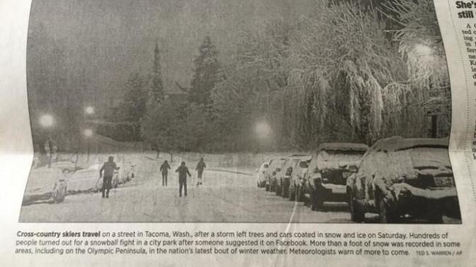 Snowball fight!!! ?