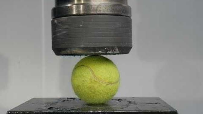 Have you ever wanted to hydraulic press your balls?