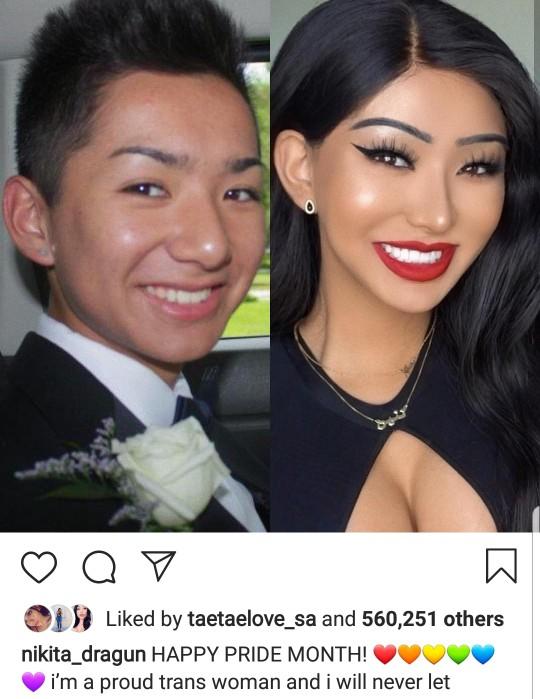 Do you think this transgender Nikita Dragun is hot?