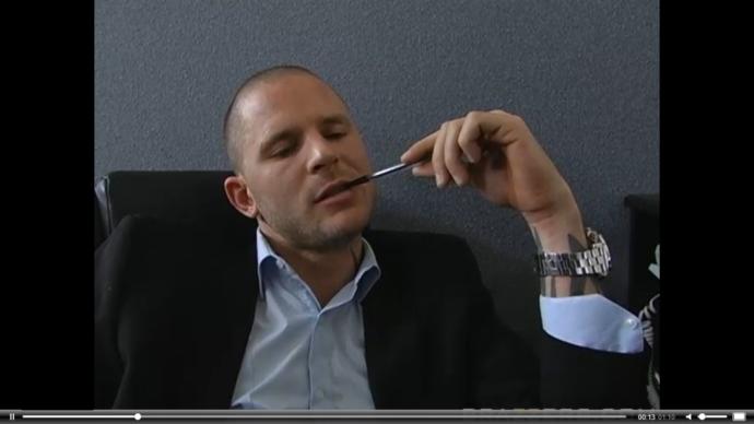 Why do guys look hot wearing a suit without a tie?