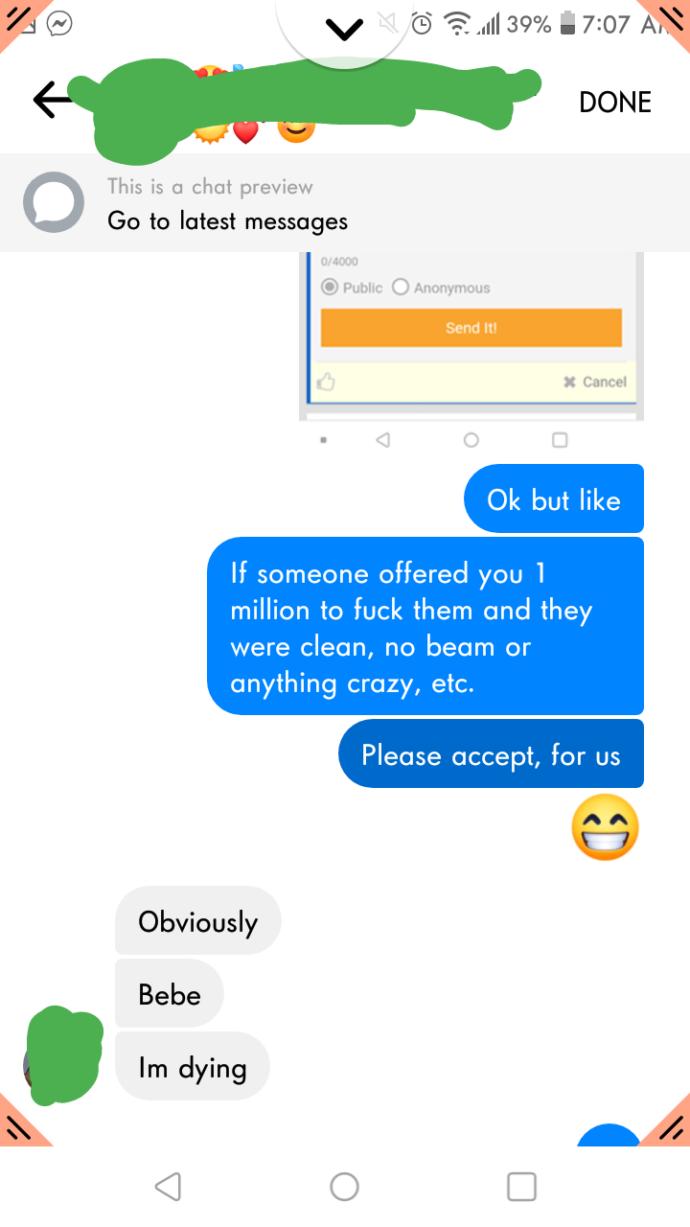 How much money would you need to CHEAT on your boyfriend/girlfriend/wife/husband?