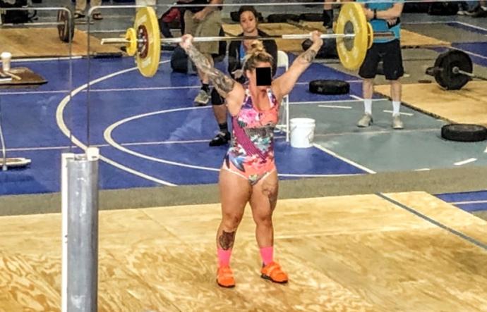 How much do you think this woman weighs if she is 154cm (5ft1) tall?