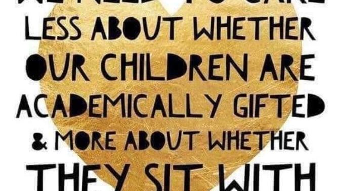 Would you be concerned if your kid's teacher was less concerned about academics and more concerned about feelings?