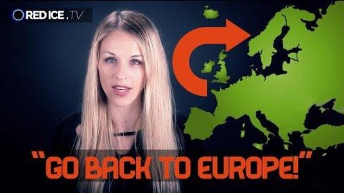 Do you think this woman named Lana Lokteff in the YouTube video called "Go back to Europe" is pretty or good looking?