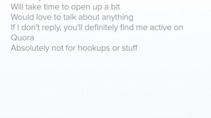 Ladies, how much a good bio on tinder matters?