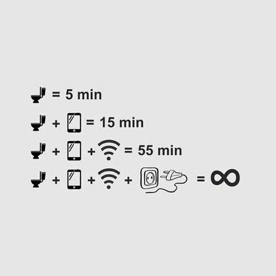 Guys, why does it take you so long to poop?
