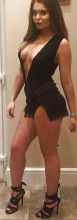 Guys, do you agree that if a women goes out dressed this way, she's