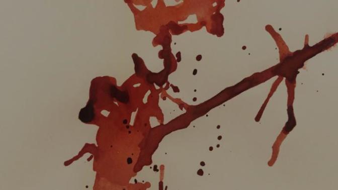 Does this drawing look like period blood to you or do you see the meaning I put in it?