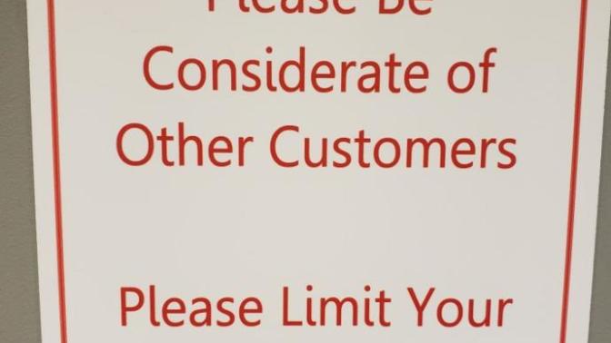 What's the funniest warning sign or advisory sign you have seen?