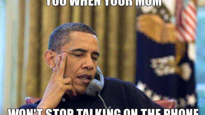 Phone calls from Mom?