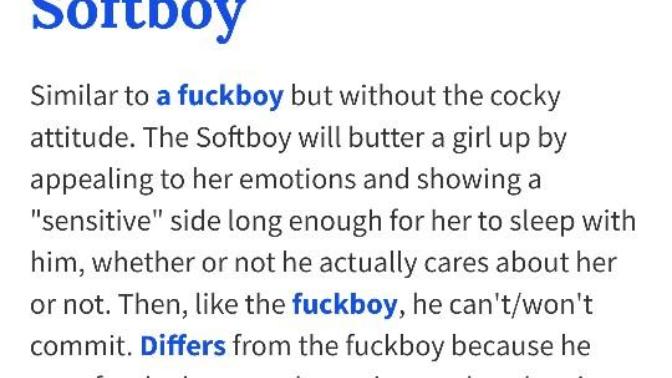 Have you ever encountered a softboy? What was your experience?