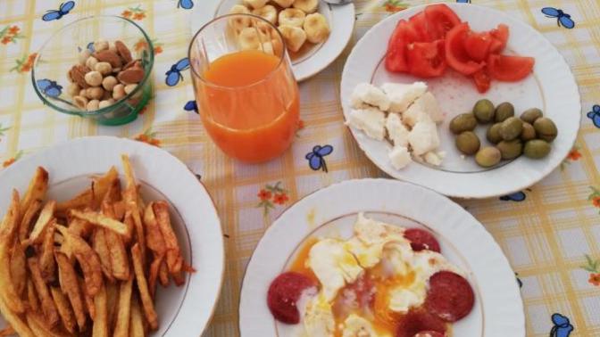 What do you think of my breakfast?