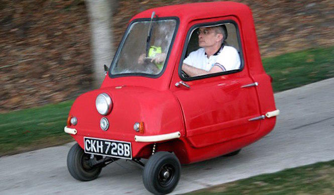I was watching Mr. Bean one day when I noticed a three wheeled car. What vehicles have you seen that are strange to you?