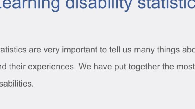What do you through about learning disabilities?