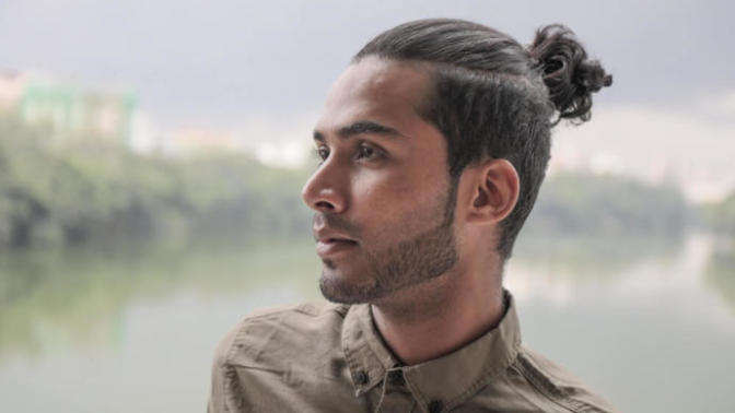 Is the man bun still stylish?