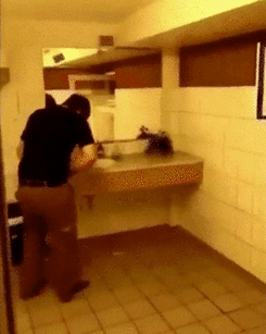 I caught my boyfriend late at nite peeing in my kitchen sink and not my (unoccupied) bathroom! What is the best way to train my undomesticated BF?