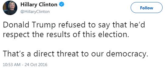Have you accepted Donald Trump as your President?