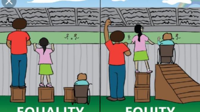 Egality or equity? Which is better?