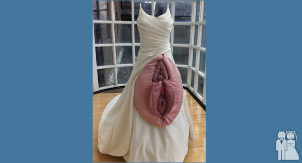 vagina wedding dress