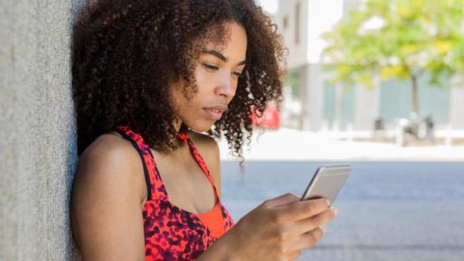 What's your opinion on breaking up through text?