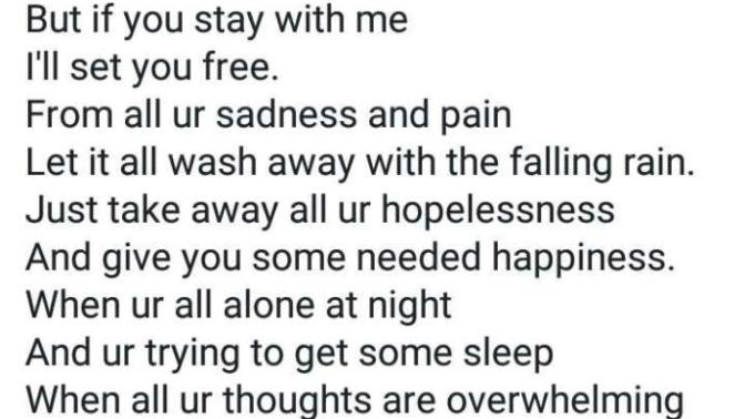 Whats you all think of this songpoem?