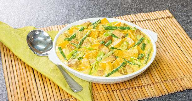 Do you like coconut cream on savory food?