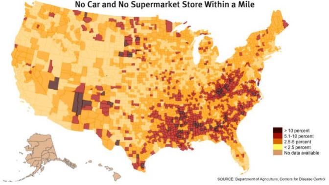 Did you hear about "food deserts" in the US?