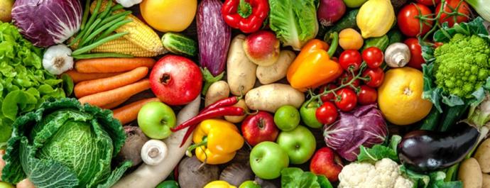 Fruits and vegetables