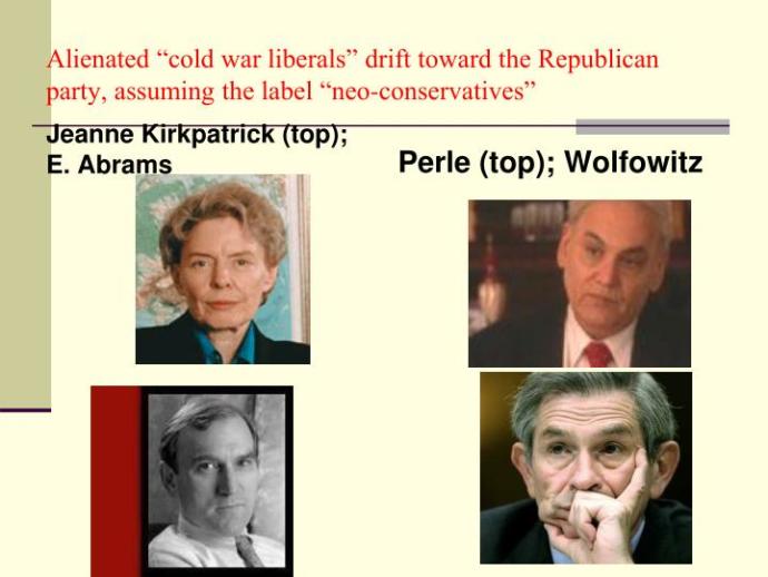What do you think about NEOCONSERVATIVES?