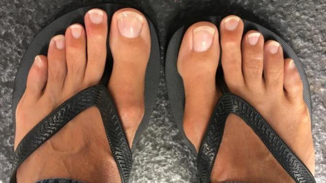 Nice feet for a guy?
