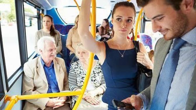 Would you give up your seat for a woman?