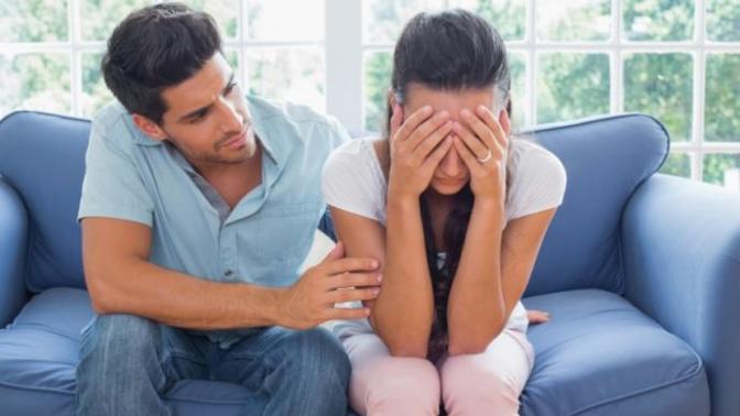 How do men generally feel when they see a women crying?