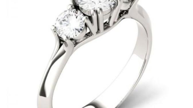 Would you be happy with a moisanite ring?