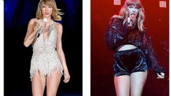 Do you think Taylor Swift looked better before or after her weight gain?