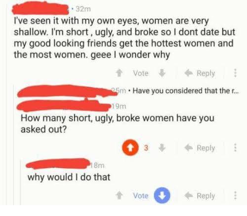 Would men put more effort into dating if women as a whole didn't have such low standards?