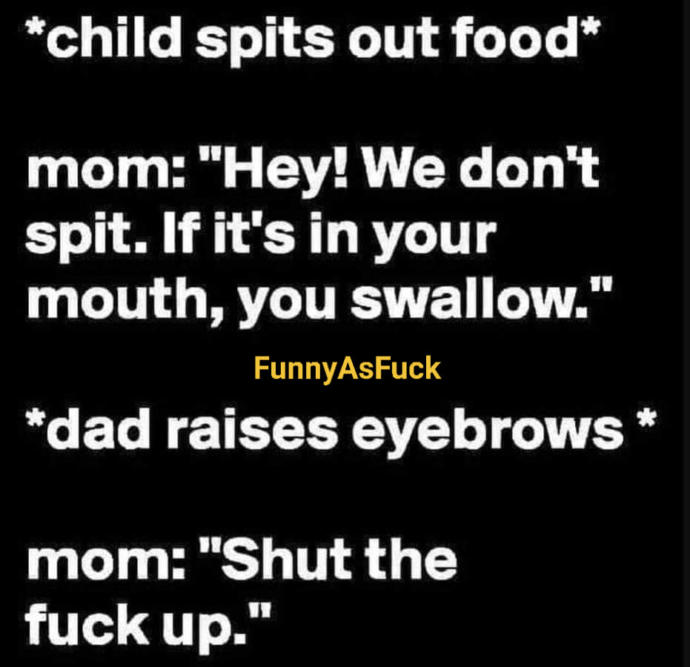Swallow or spit?